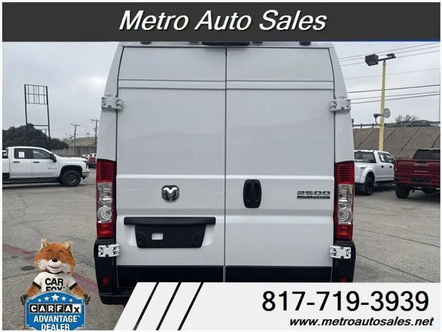 2025 Ram ProMaster 2500 Cargo Van Tradesman High Roof 159" WB w/Pass Seat
