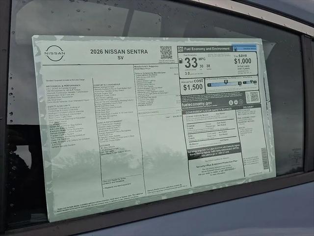 2026 Nissan Sentra SV