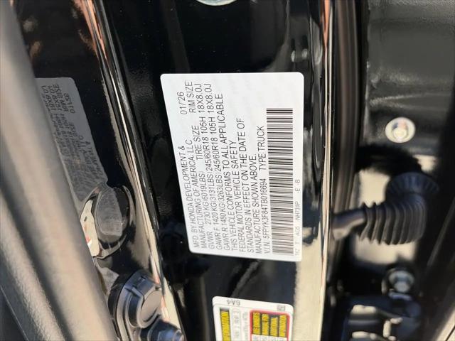 2026 Honda Ridgeline Black Edition