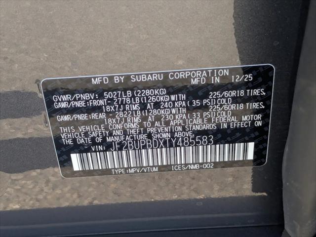 2026 Subaru Outback Premium