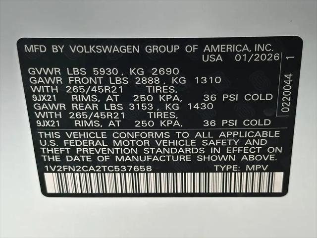 2026 Volkswagen Atlas SEL Premium R-Line