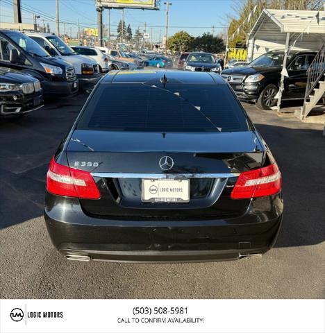 2012 Mercedes-Benz E 350 E 350 Sedan 4D