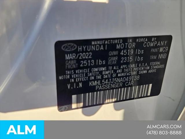 2022 Hyundai Sonata Hybrid Limited