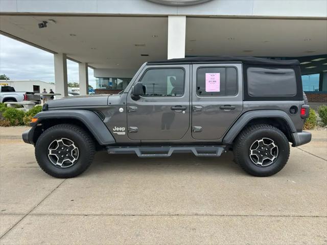 2018 Jeep Wrangler Unlimited Sport S 4x4