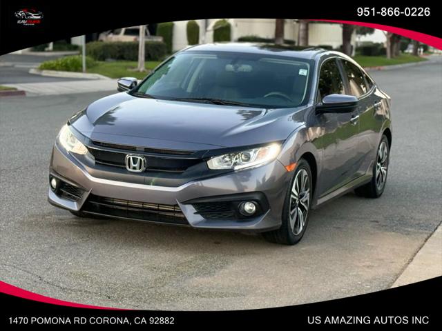2017 Honda Civic EX-L for sale in Corona, CA