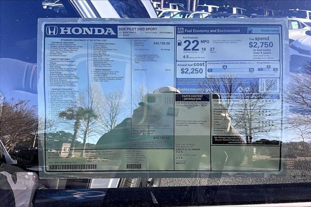 2026 Honda Pilot Sport