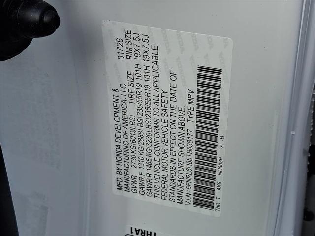 2026 Honda Odyssey Touring