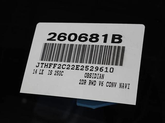 2014 Lexus IS 250C IS 250C