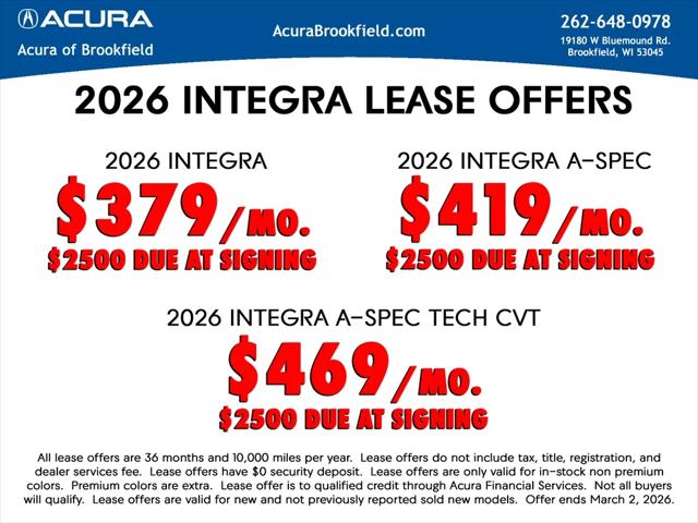 2026 Acura Integra FWD A-Spec with Technology