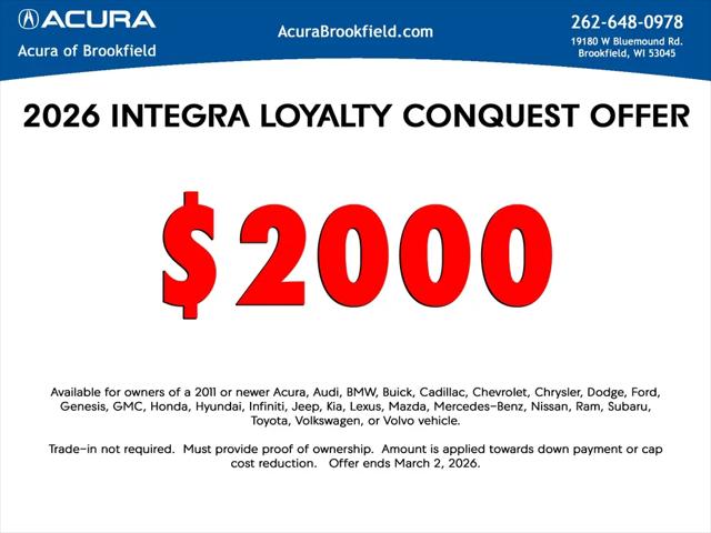 2026 Acura Integra FWD