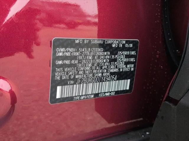 2026 Subaru Outback Limited XT