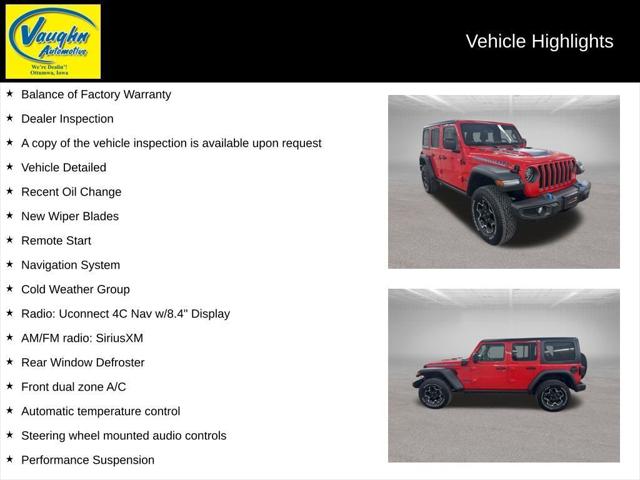 2022 Jeep Wrangler 4xe Unlimited Rubicon 4x4
