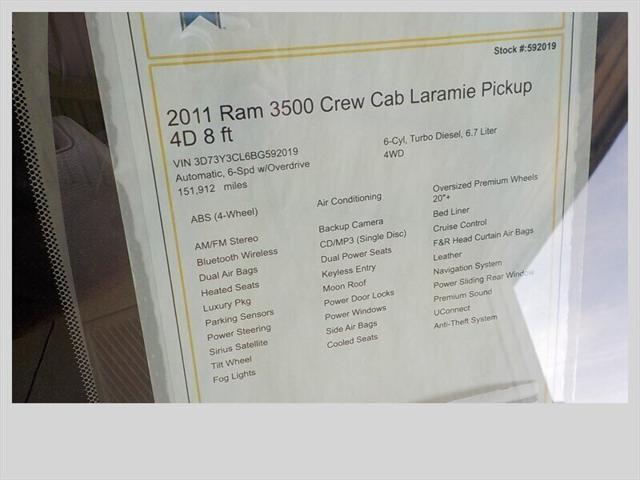 2011 Ram 3500 Laramie