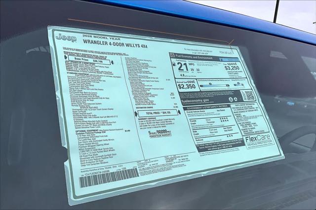 2026 Jeep Wrangler 4-Door Willys 4x4
