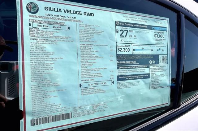 2026 Alfa Romeo Giulia Sprint