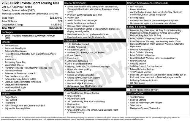 2025 Buick NV Sport Touring FWD