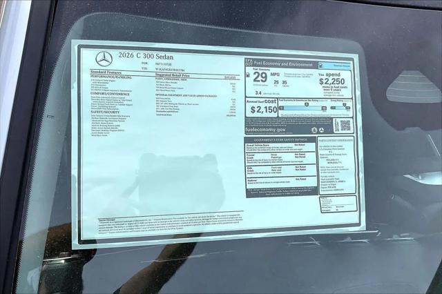 2026 Mercedes-Benz C-CLASS C 300 C 300