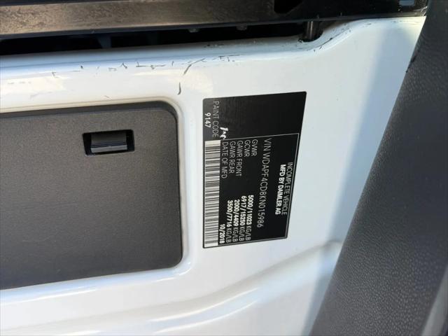 2019 Mercedes-Benz Sprinter 4500 Chassis Standard Roof V6