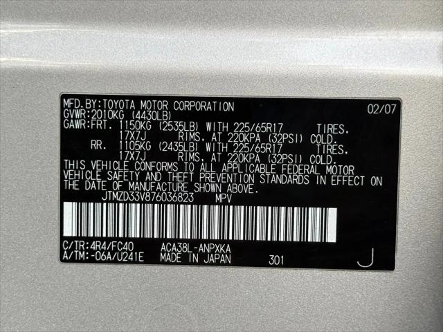 2007 Toyota RAV4 Base