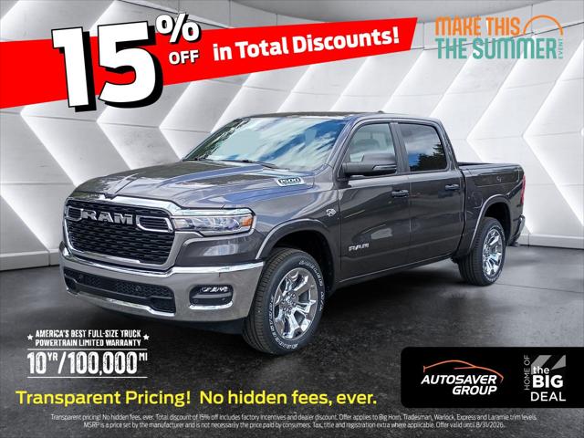 2026 Ram 1500 Big Horn Crew Cab 4x4 5'7" Box for sale in Littleton, NH