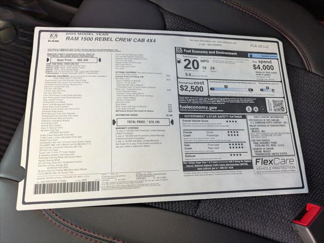 2026 Ram 1500 Rebel Crew Cab 4x4 57 Box