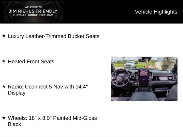 2026 RAM Ram 1500 RAM 1500 REBEL CREW CAB 4X4 57 BOX