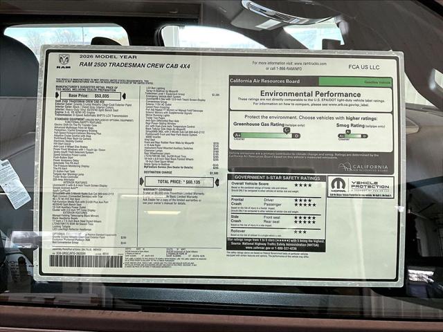2026 Ram 2500 Tradesman Crew Cab 4x4 6'4" Box