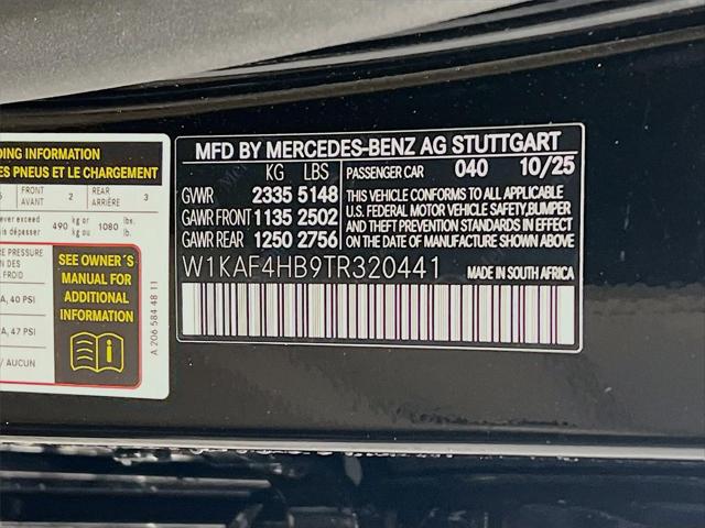 2026 Mercedes-Benz C-CLASS C 300