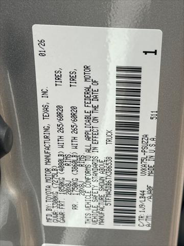 2026 Toyota Tundra 1794 Edition CrewMax 5.5' Bed