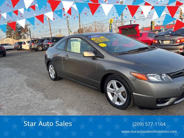 2007 Honda Civic EX 2dr Coupe (1.8L I4 5A) for sale in Modesto, CA