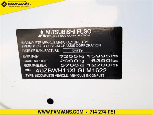 2020 Mitsubishi FEC7TW Crew Cab Dump Truck GAS