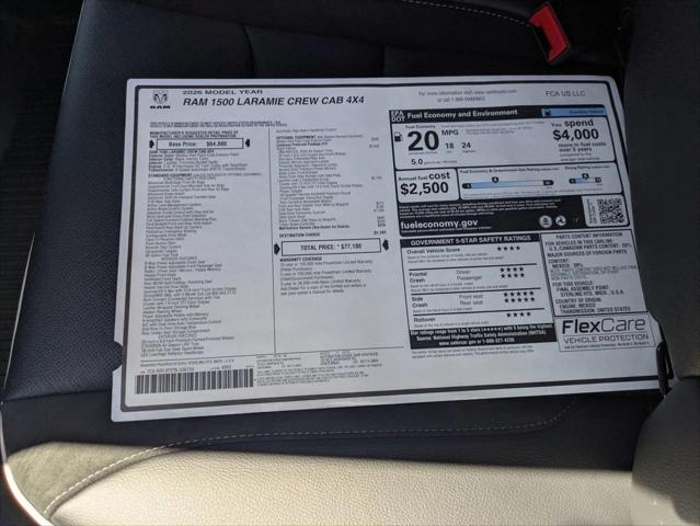 2026 Ram 1500 Laramie Crew Cab 4x4 5'7" Box