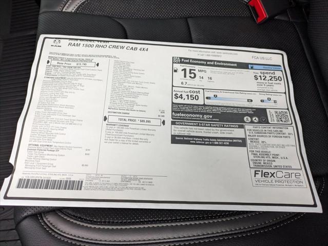 2026 Ram 1500 RHO Crew Cab 4x4 57 Box