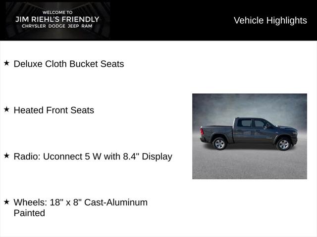 2026 RAM Ram 1500 RAM 1500 BIG HORN CREW CAB 4X4 57 BOX