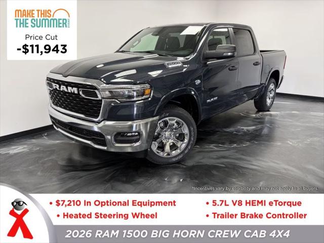 2026 RAM 1500 RAM 1500 BIG HORN CREW CAB 4X4 57 BOX