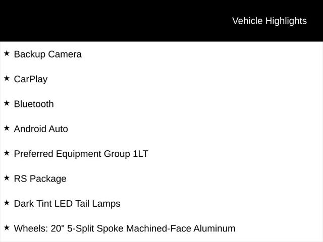 2024 Chevrolet Camaro RWD Convertible 1LT