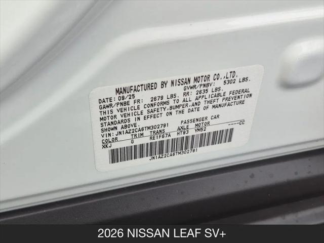 2026 Nissan LEAF SV+