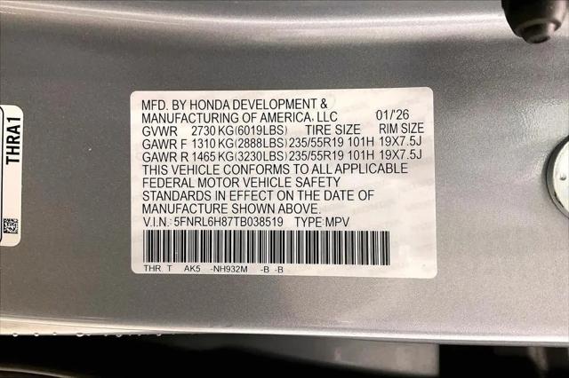 2026 Honda Odyssey Touring