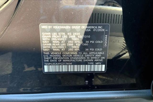 2026 Volkswagen Atlas Cross Sport SEL Premium R-Line