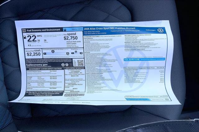 2026 Volkswagen Atlas Cross Sport SEL Premium R-Line