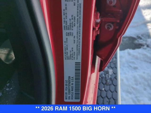 2026 Ram 1500 Big Horn Crew Cab 4x4 5'7" Box