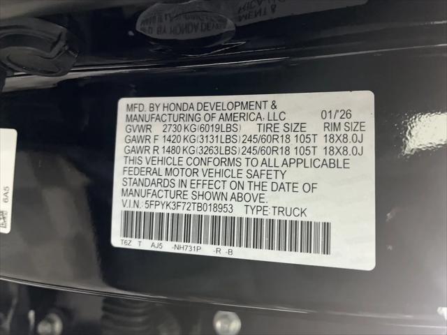 2026 Honda Ridgeline TrailSport+