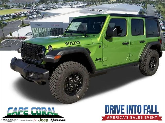2026 Jeep Wrangler 4-Door Willys 4x4 for sale in Cape Coral, FL