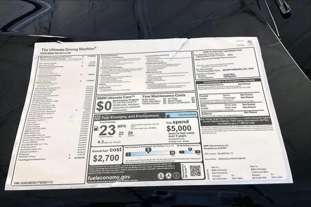 2026 BMW X6 xDrive40i