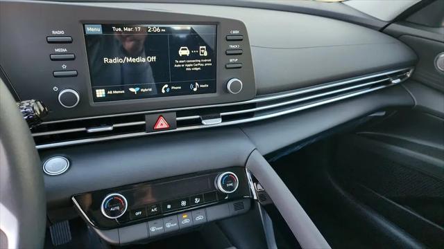 2026 Hyundai Elantra Hybrid Blue