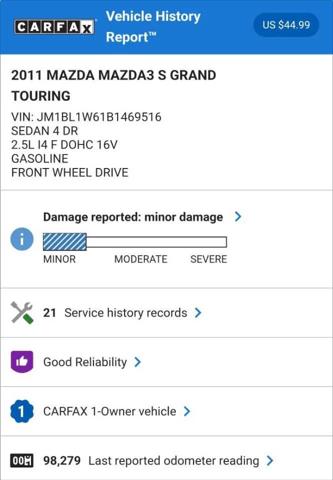 2011 Mazda Mazda3 s Grand Touring