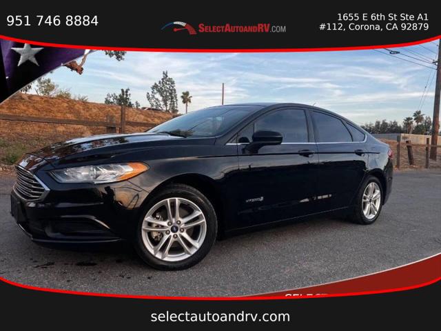 2018 Ford Fusion Hybrid S for sale in Corona, CA