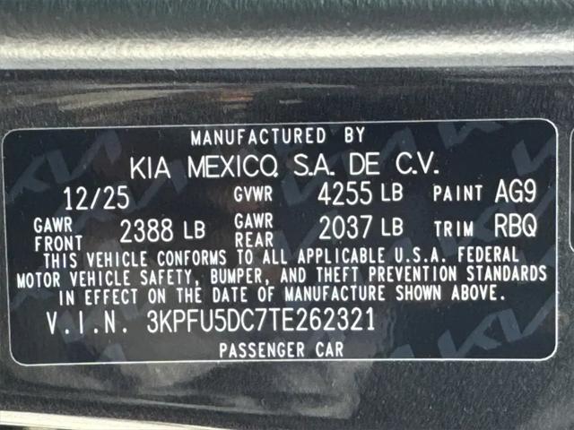 2026 Kia K4 GT-Line Turbo