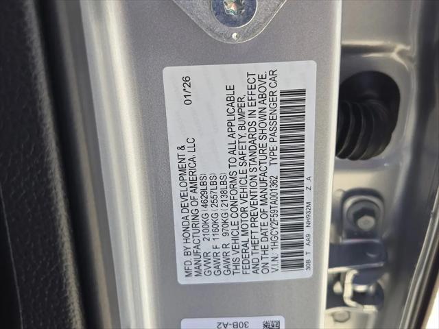 2026 Honda Accord Sedan Sport
