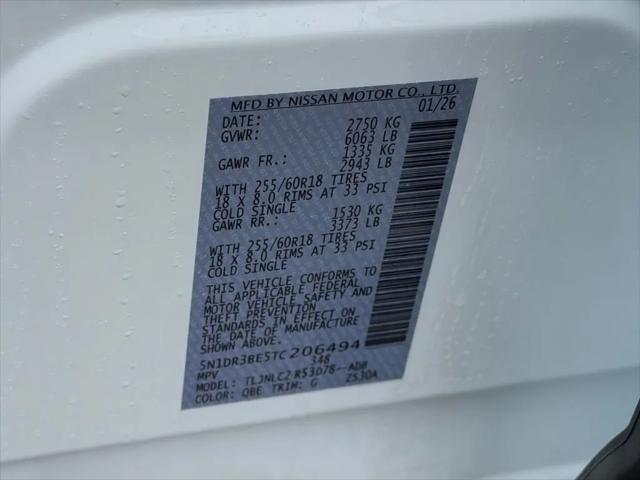 2026 Nissan Pathfinder SV